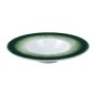 Plato de melamina sombrero verde efecto piedra 23,2 x 4 cm Plato de melamina sombrero verde efecto piedra 23,2 x 4 cm