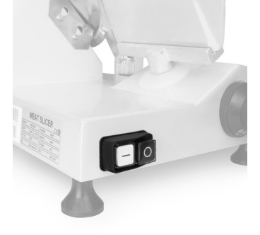 Cortadora De Fiambre De Aluminio 220V/250W  Cuchillo De Ø275MM Corte 0-15MM Ancho De Corte 200MM 610*525*510Mm