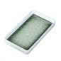 Plato de melamina rectangular verde 20 x 11 cm Plato de melamina rectangular verde 20 x 11 cm