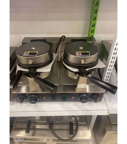 Horno giratorio para Waffles de dos cabezales 2,4 kW - 220V