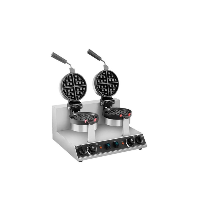 Horno giratorio para Waffles de dos cabezales 2,4 kW - 220V Horno giratorio para Waffles de dos cabezales 2,4 kW - 220V