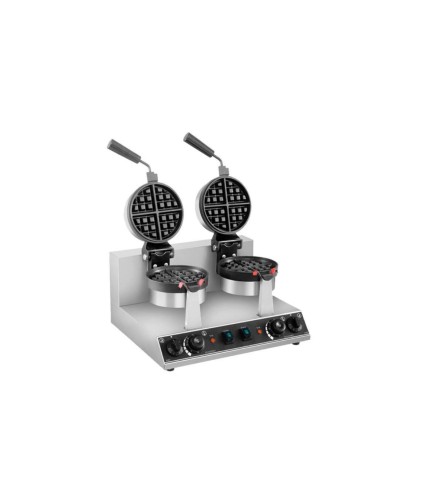 Horno giratorio para Waffles de dos cabezales 2,4 kW - 220V
