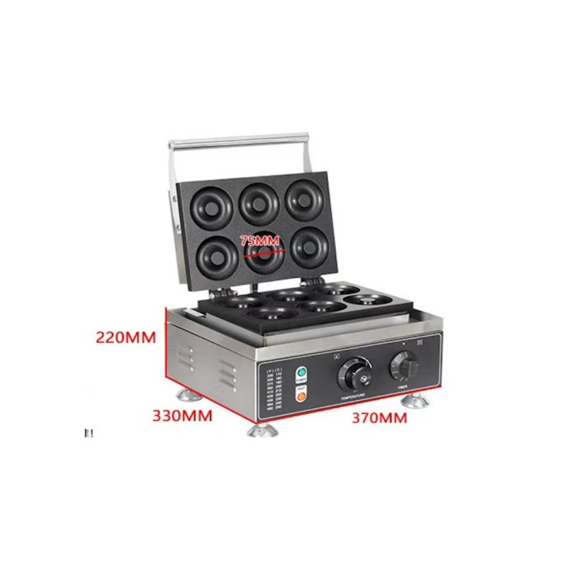 Horno para donas de 6 compartimentos 2,4 kW - 220V