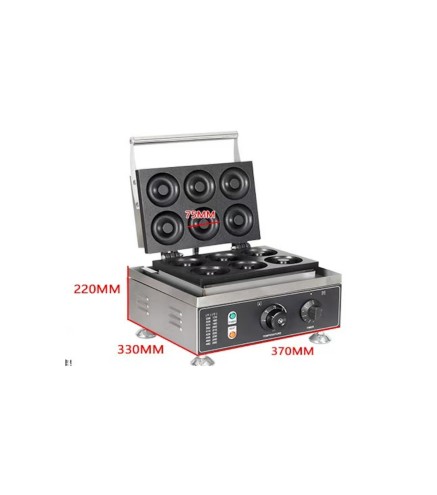 Horno para donas de 6 compartimentos 2,4 kW - 220V