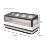 Congelador horizontal 900L 3,7x0,8x0,9 m -18/-22ºC Congelador horizontal 900L 3,7x0,8x0,9 m -18/-22ºC