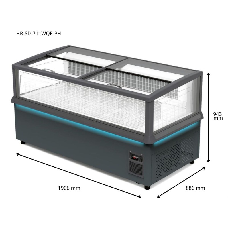 Congelador horizontal 711L 1,90 x 0,88 x 0,94 m -18/-22ºC Congelador horizontal 711L 1,90 x 0,88 x 0,94 m -18/-22ºC