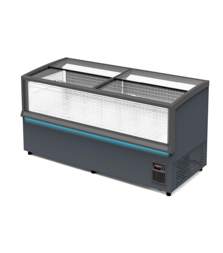 Congelador horizontal profesional 911L 2,08 × 0,88 × 1 m -18 °C/-22 °C