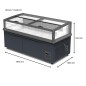 Congelador horizontal profesional 711L -1,91 × 0,89 × 0,94 m -18 °C/-22 °C Congelador horizontal profesional 711L -1,91 × 0,89 × 0,94 m -18 °C/-22 °C
