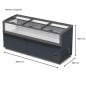 Congelador horizontal industrial 911L - 0,08 × 0,88 × 1 m -18 °C/-22 °C. Congelador horizontal industrial 911L - 0,08 × 0,88 × 1 m -18 °C/-22 °C.