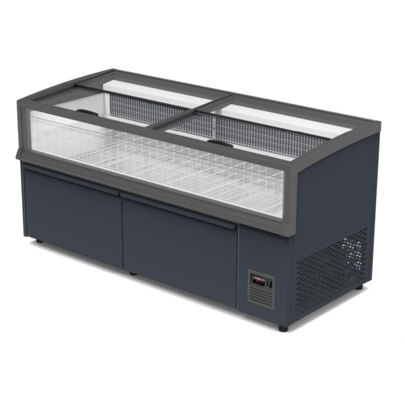 Congelador horizontal profesional 1101L - 2,48 × 0,88 × 1 m -18 °C/-22 °C. Congelador horizontal profesional 1101L - 2,48 × 0,88 × 1 m -18 °C/-22 °C.