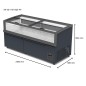 Congelador horizontal profesional 1101L - 2,48 × 0,88 × 1 m -18 °C/-22 °C. Congelador horizontal profesional 1101L - 2,48 × 0,88 × 1 m -18 °C/-22 °C.