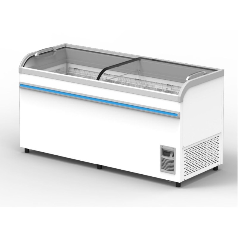 Congelador horizontal industrial 818L - 2,08 x 0,79 x 0,86 m -18 °C/-22 °C