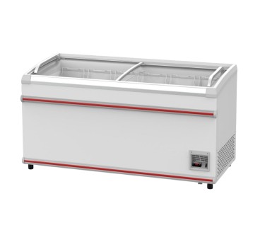 Congelador horizontal industrial 670L - 1,84 x 0,79 x 0,84 m -18 °C/-22 °C.