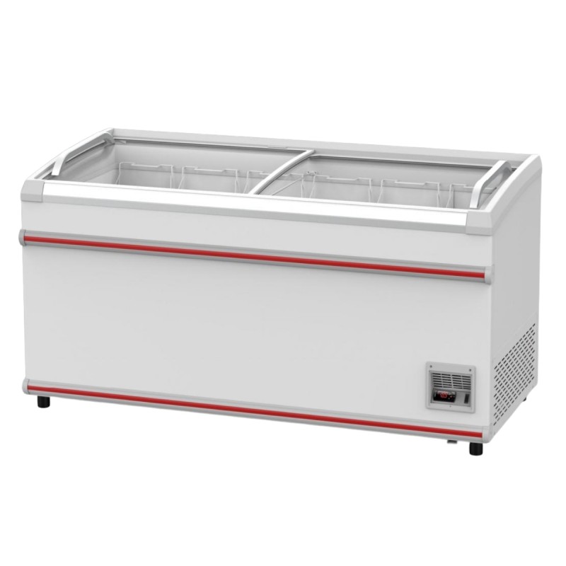 Congelador horizontal industrial 670L - 1,84 x 0,79 x 0,84 m -18 °C/-22 °C. Congelador horizontal industrial 670L - 1,84 x 0,79 x 0,84 m -18 °C/-22 °C.