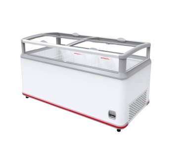 Congelador horizontal industrial 1009L 1,98 × 1,02 × 0,88 m -18 °C/-22 °C