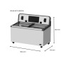 Congelador horizontal inteligente 402 L 1,85 × 0,80 × 0,86 m -18 °C/-22 °C Congelador horizontal inteligente 402 L 1,85 × 0,80 × 0,86 m -18 °C/-22 °C