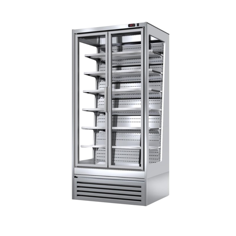 Armario caliente de cristal 680L 0,96 × 0,7 × 1,99 m 45 °C/65 °C Armario caliente de cristal 680L 0,96 × 0,7 × 1,99 m 45 °C/65 °C