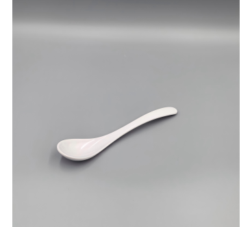 Cuchara de melamina blanca 21 x 4,3 cm