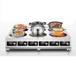 Cocina inducción portátil 6 Fuegos 21 kW 103 x 73 x 15 cm