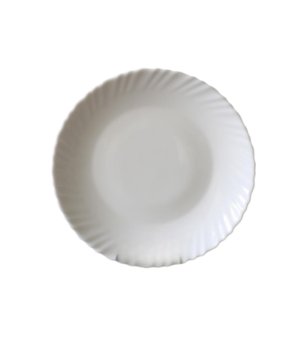 Plato llano blanco 24 x 2,8 cm