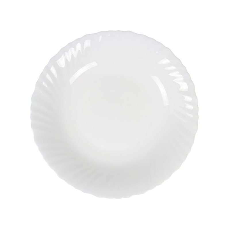 Plato hondo blanco 24,1 x 4 cm Plato hondo blanco 24,1 x 4 cm
