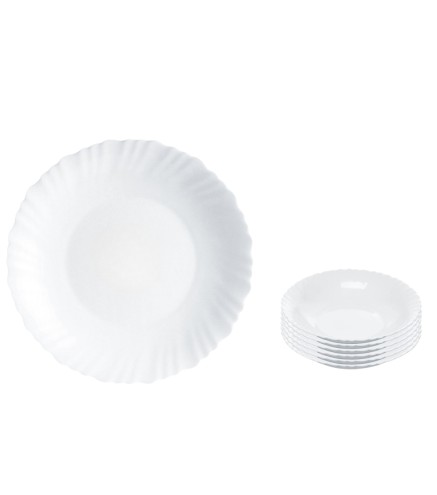 Plato hondo blanco 24,1 x 4 cm