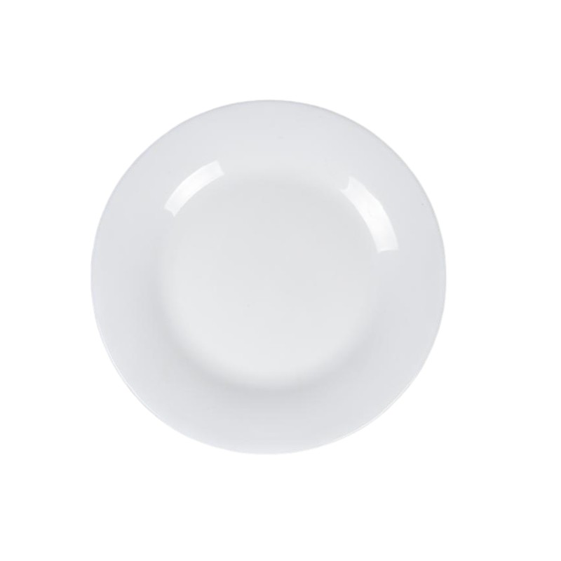 Plato llano blanco 20,3 x 1,1 cm Plato llano blanco 20,3 x 1,1 cm