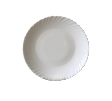 Plato llano blanco 21,5 x 2,7 cm