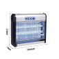 Lámpara matamosquitos electrónica 38 x 27 cm 10W 220-230V Lámpara matamosquitos electrónica 38 x 27 cm 10W 220-230V