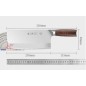 Cuchillo de Morera 32 x 9cm 522g Cuchillo de Morera 32 x 9cm 522g
