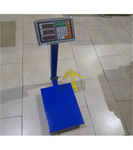 Balanza doméstica electrónica uso interno 300 kg/100 g 6V