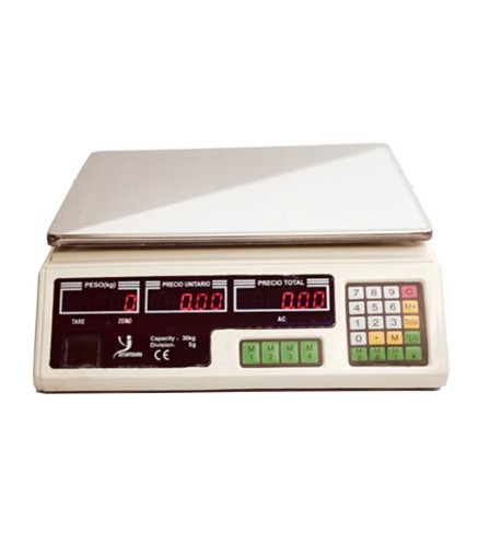 Báscula doméstica electrónica 30 kg/5 g