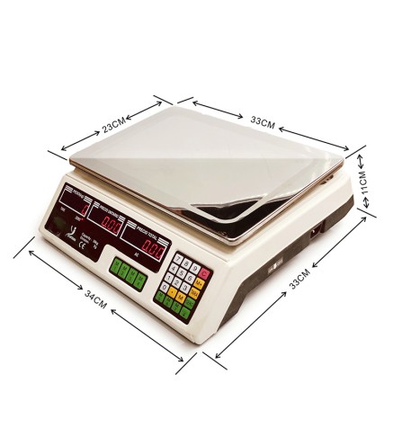 Báscula doméstica electrónica 30 kg/5 g