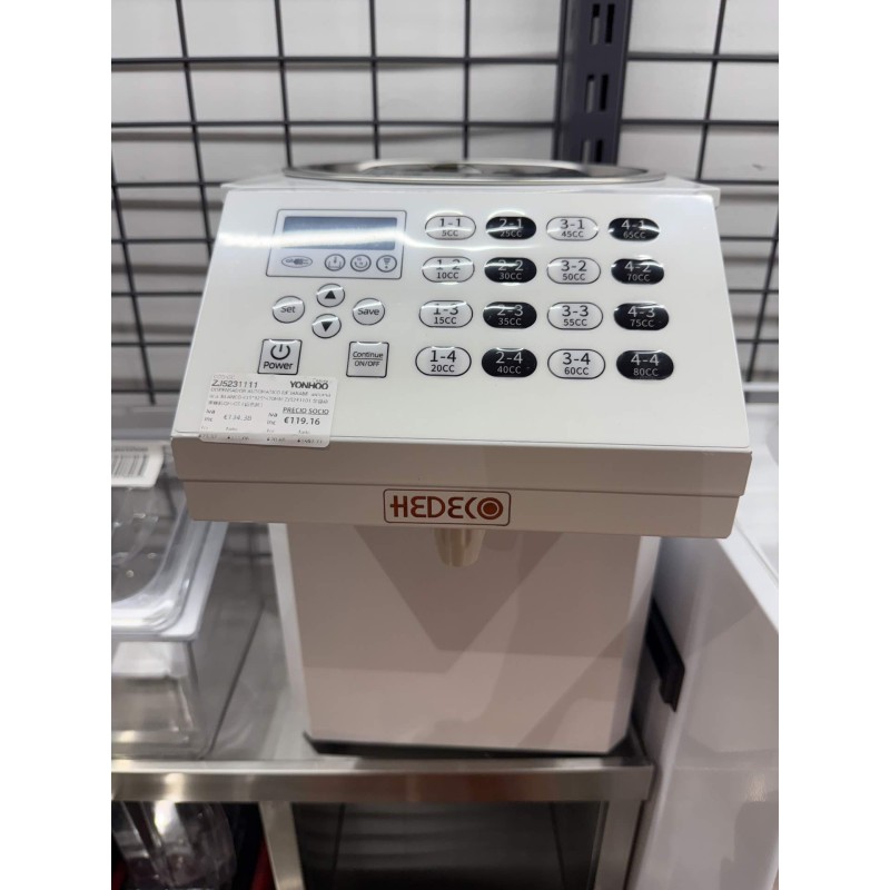 Dispensador automático de jarabe color blanco 8,5L 400W