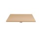 Tablero de mesa larga madera haya 120 x 70 x 4 cm Tablero de mesa larga madera haya 120 x 70 x 4 cm