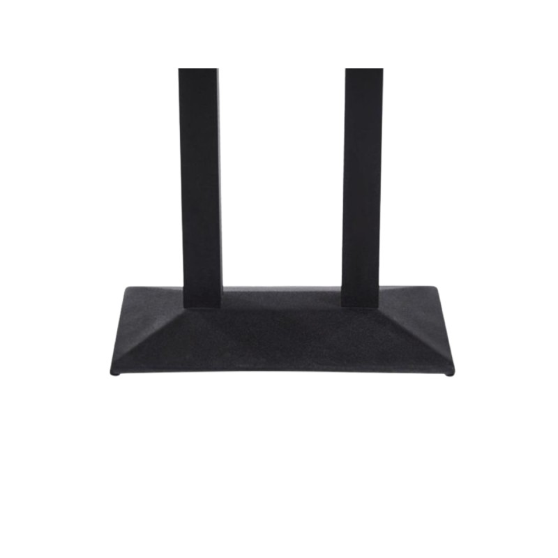 Soporte doble de mesa para comedor negro Soporte doble de mesa para comedor negro