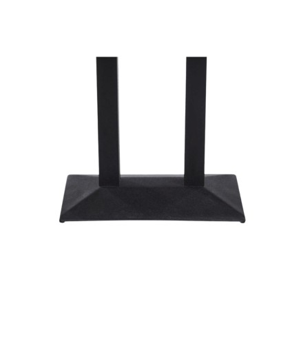 Soporte doble de mesa para comedor negro