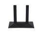 Soporte doble de mesa para comedor negro Soporte doble de mesa para comedor negro