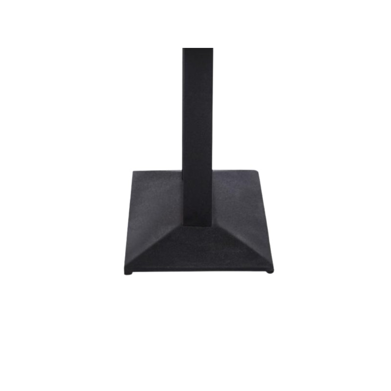 Soporte de una pata para mesa de comedor negro Soporte de una pata para mesa de comedor negro