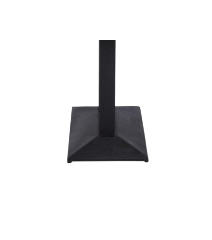 Soporte de una pata para mesa de comedor negro