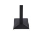 Soporte de una pata para mesa de comedor negro Soporte de una pata para mesa de comedor negro
