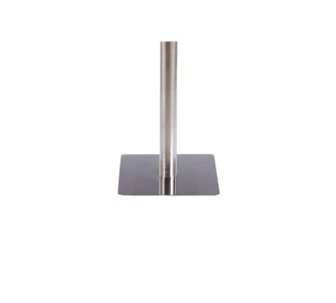Soporte de una pata para mesa en acero inoxidable
