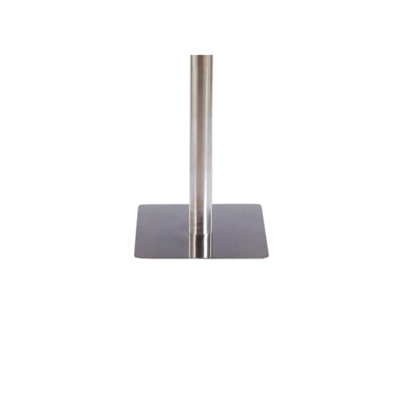 Soporte de una pata para mesa en acero inoxidable Soporte de una pata para mesa en acero inoxidable