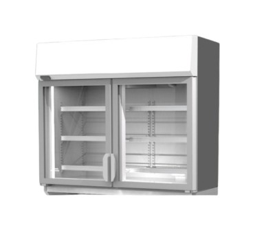 Vitrina Congeladora Vertical 125 x 62 x 111 cm 320L -22 °C a -18 °C Blanco (Módulo Superior)