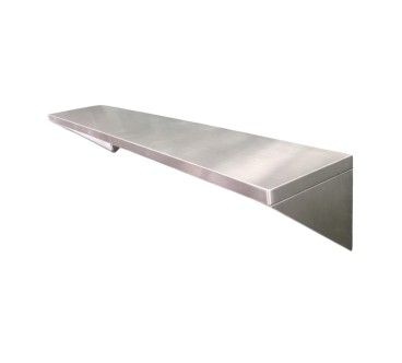 Estante de Pared en Acero Inoxidable 90 x 30 cm