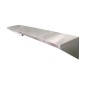 Estante de Pared en Acero Inoxidable 90 x 30 cm Estante de Pared en Acero Inoxidable 90 x 30 cm
