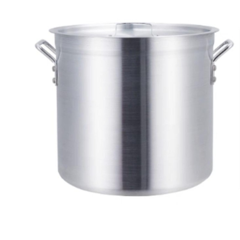 Olla Alta de Aluminio con Tapa 80L 48 x 43,5 cm Olla Alta de Aluminio con Tapa 80L 48 x 43,5 cm