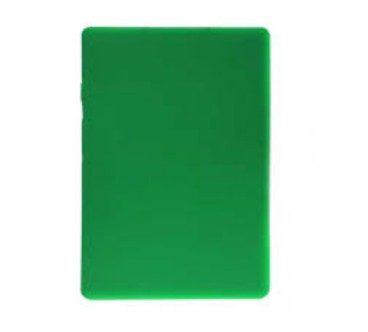 Tabla de cortar de polietileno verde 48 x 33 x 2 cm