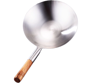 Sartén Wok de acero inoxidable 46,6 cm