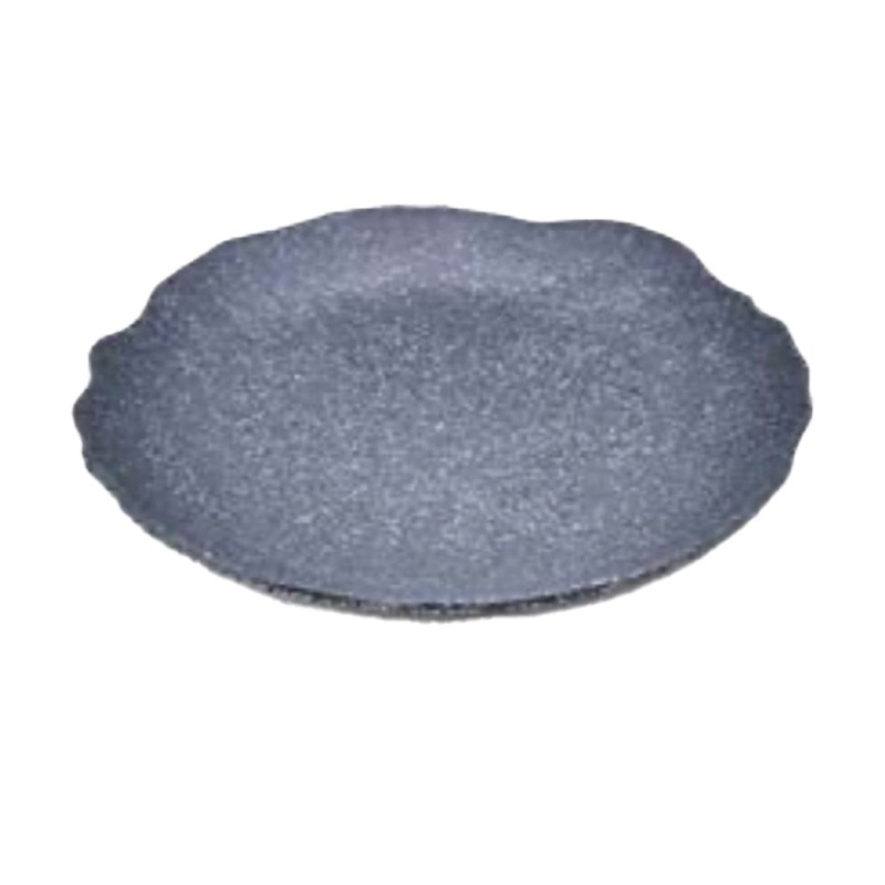 Plato de presentación redondo diseño piedra melamina 18 cm Plato de presentación redondo diseño piedra melamina 18 cm